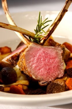 Cru classé Bordeaux and rack of lamb 