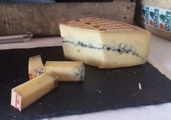Morbier cheese and Savagnin