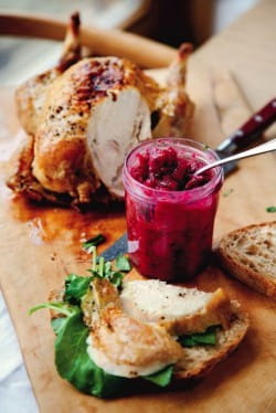 New York sweet cranberry mustard