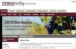Tesco’s Bordeaux bargains