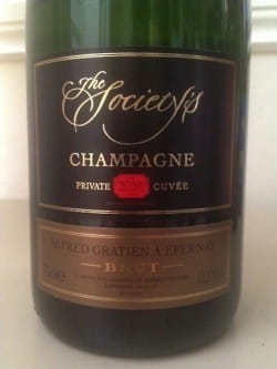 Crab paté and (bargain) champagne