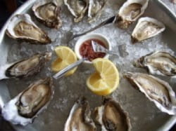 Oysters and oyster stout