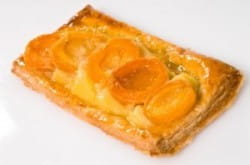 French apricot tart and Cérons