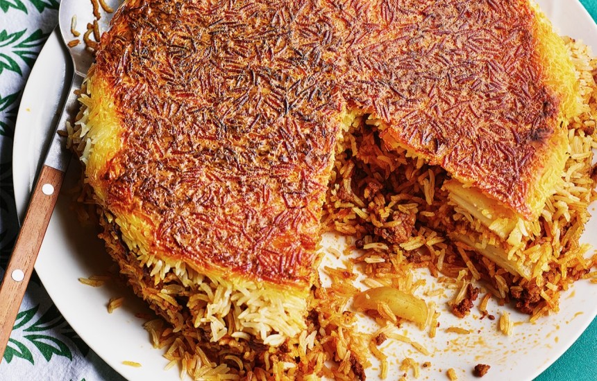 Sabrina Ghayour’s Spiced Beef and Tomato Polow