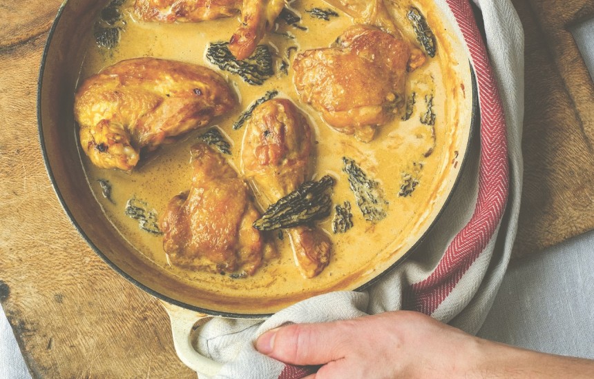 Chicken with Morels & Vin Jaune