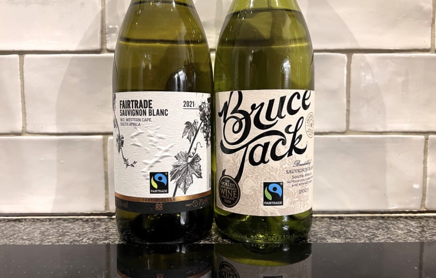Two cheap South African Fairtrade sauvignon blancs