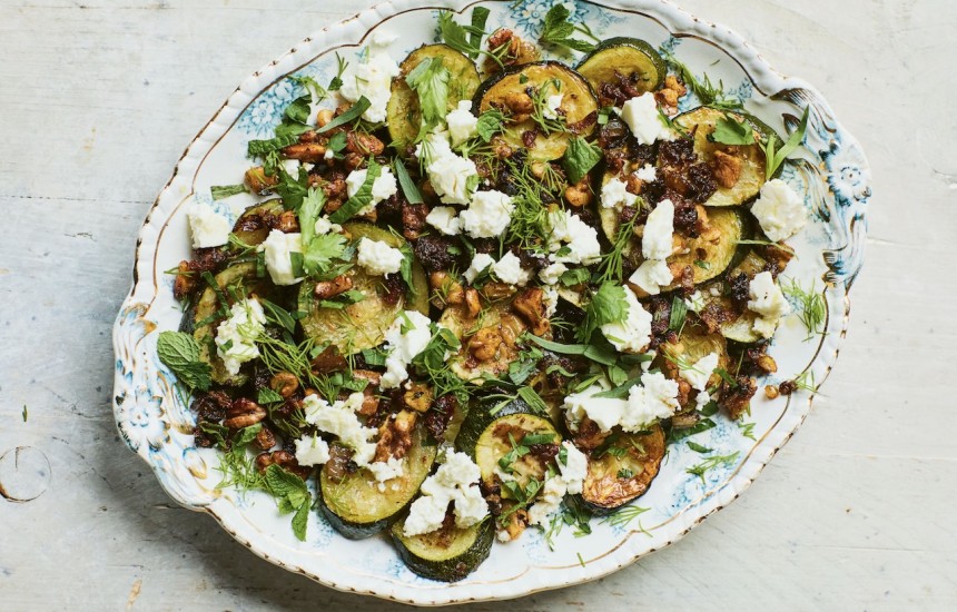 Courgettes with Georgian Spices and Walnuts