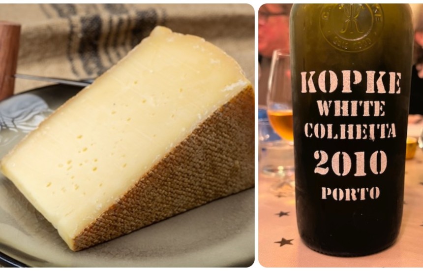 Mature gruyère and white port