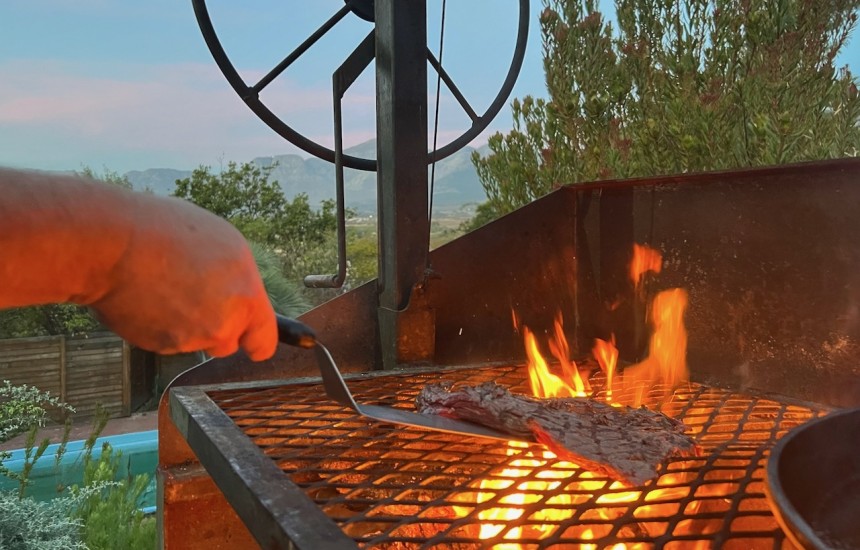 A summer barbecue with Corlea and Bertus Fourie