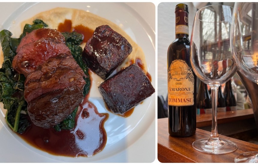 Venison and amarone