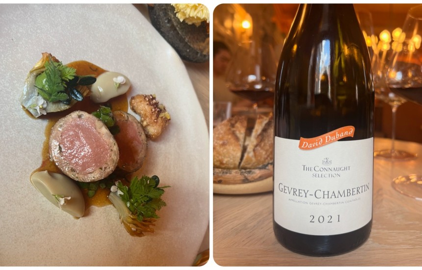 Lamb, artichoke and Gevrey-Chambertin