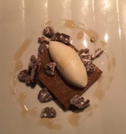 Maple syrup square with Neige Noir Ambré