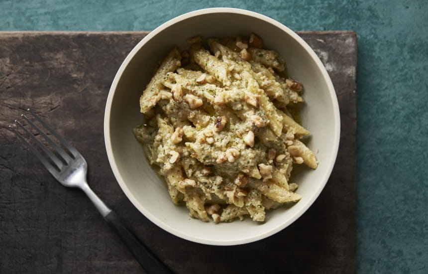 Penne in walnut sauce
