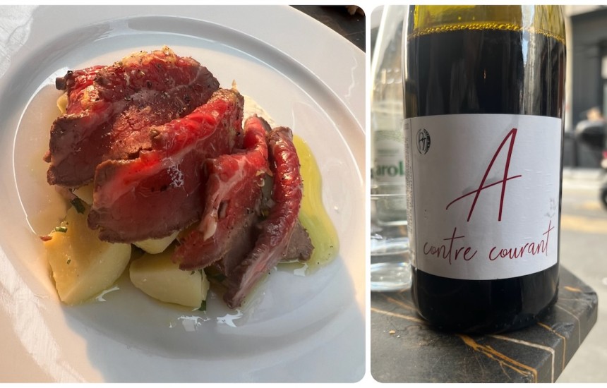 Cold roast beef and a light Loire red