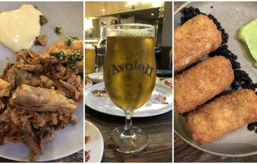 Cider and tapas