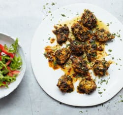 100 calorie monkfish chermoula