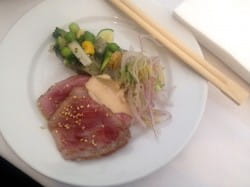 Wagyu beef steak and Vasse Felix Heytesbury Chardonnay