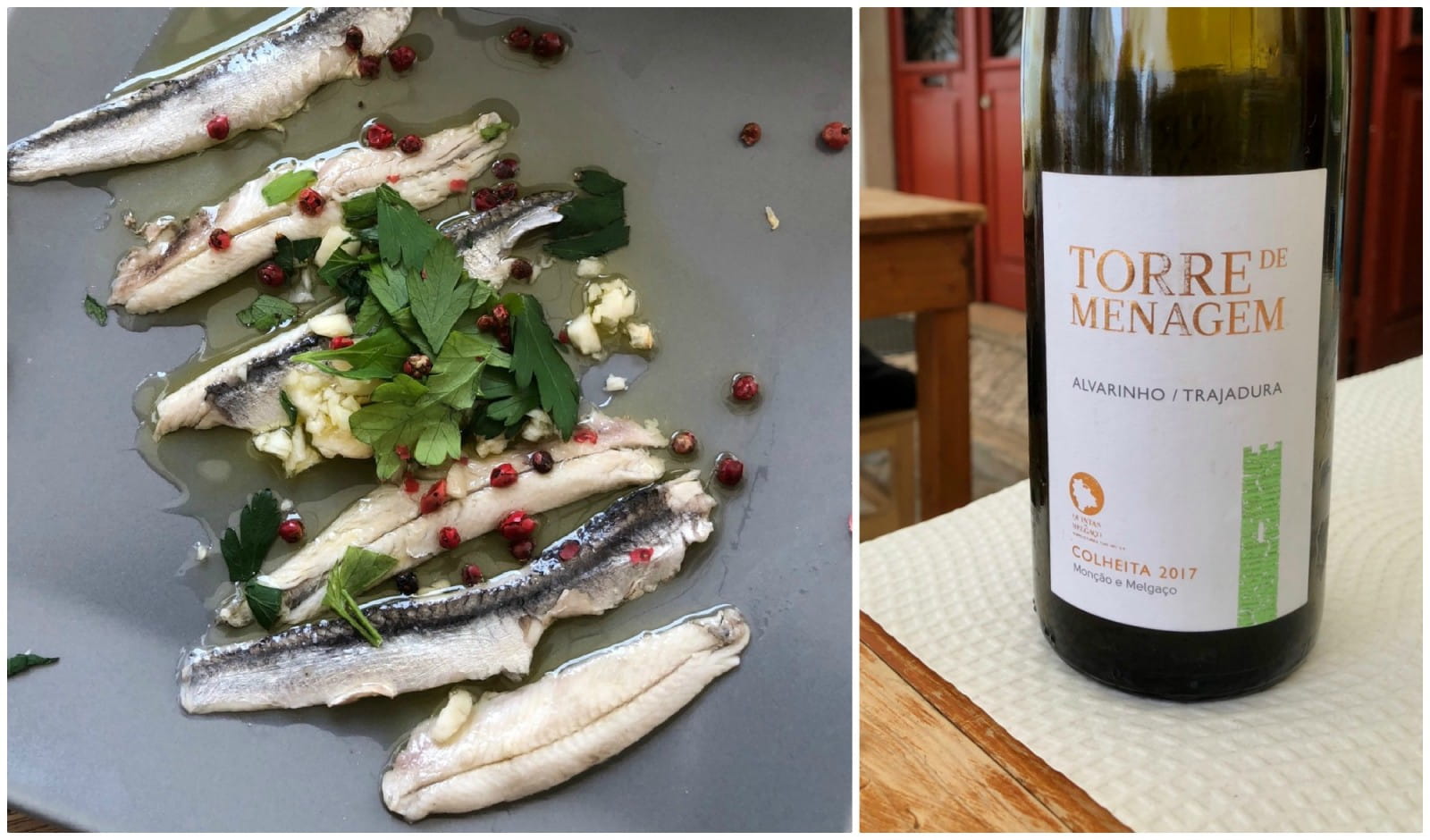 Anchovies and alvarinho