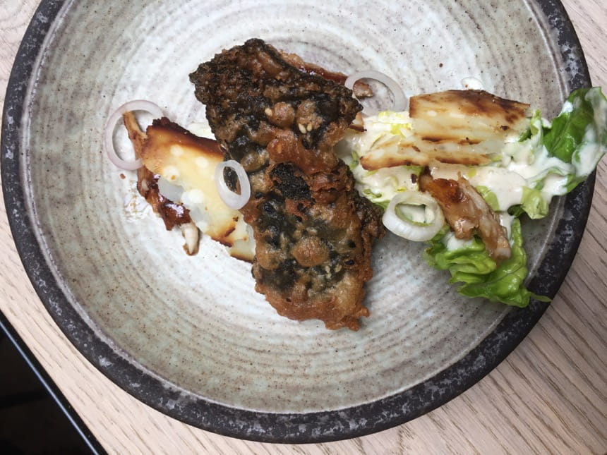Japanese Caesar salad at Magpie